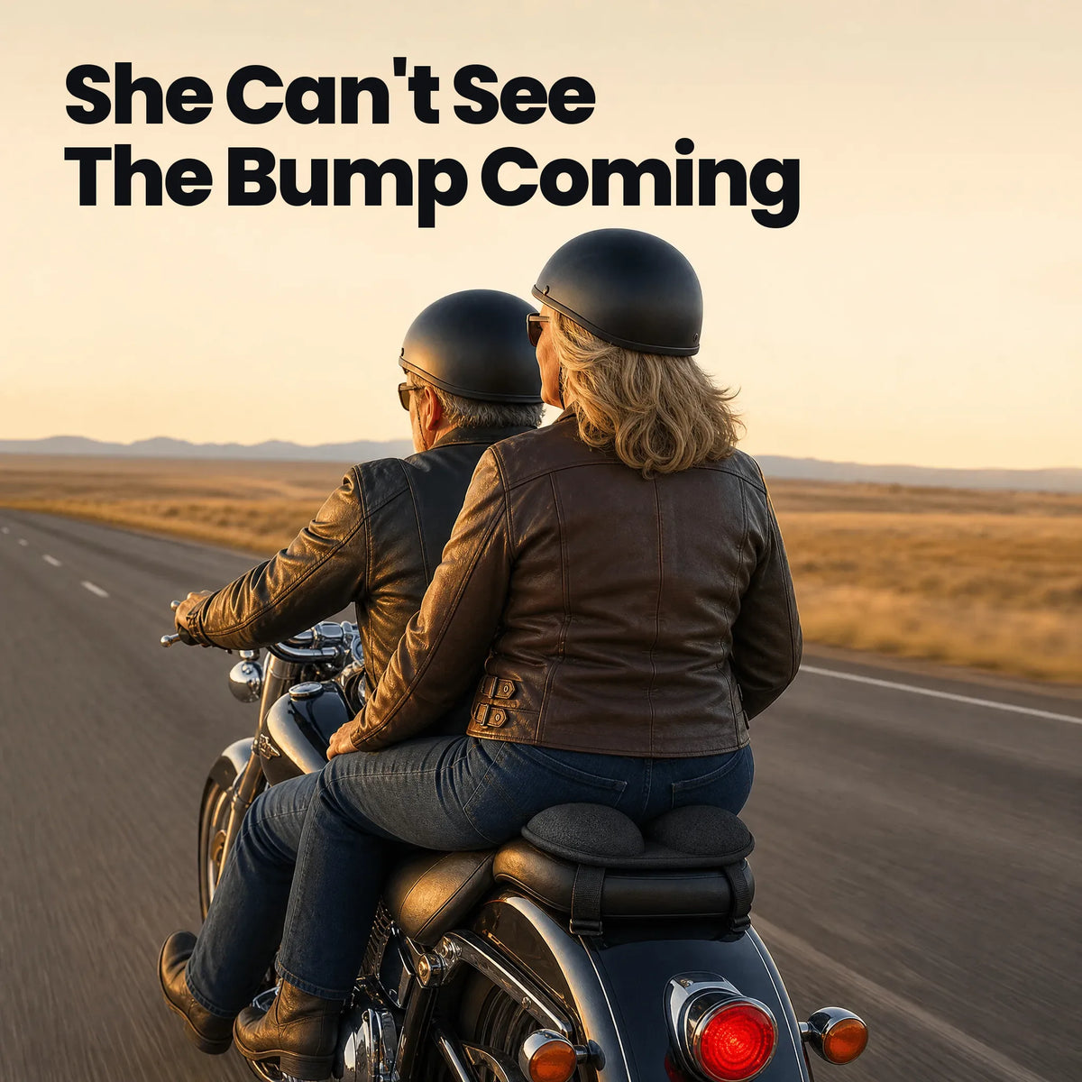 Brantworth gel passenger cushion — She Can't See The Bump Coming
