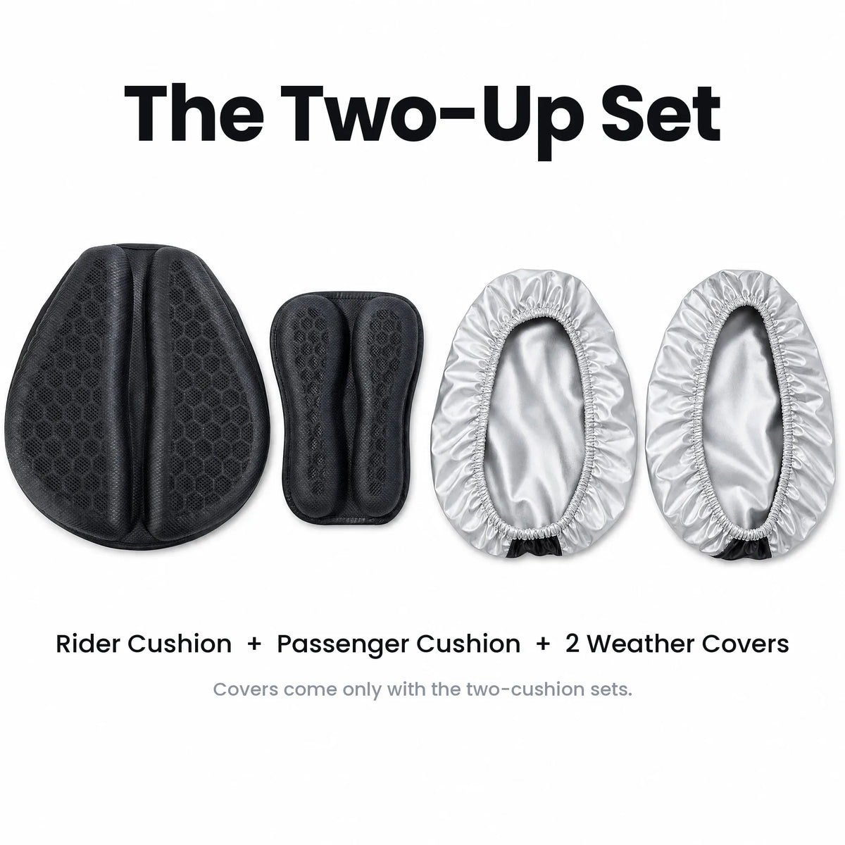Brantworth gel passenger cushion — The Two-Up Set