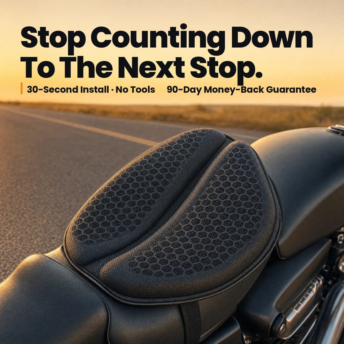 Brantworth gel rider cushion — Stop Counting Down To The Next Stop.