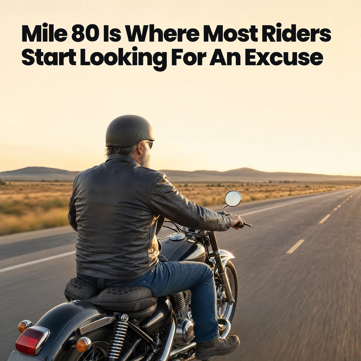 Brantworth gel rider cushion — Mile 80 Is Where Most Riders Start Looking For An Excuse