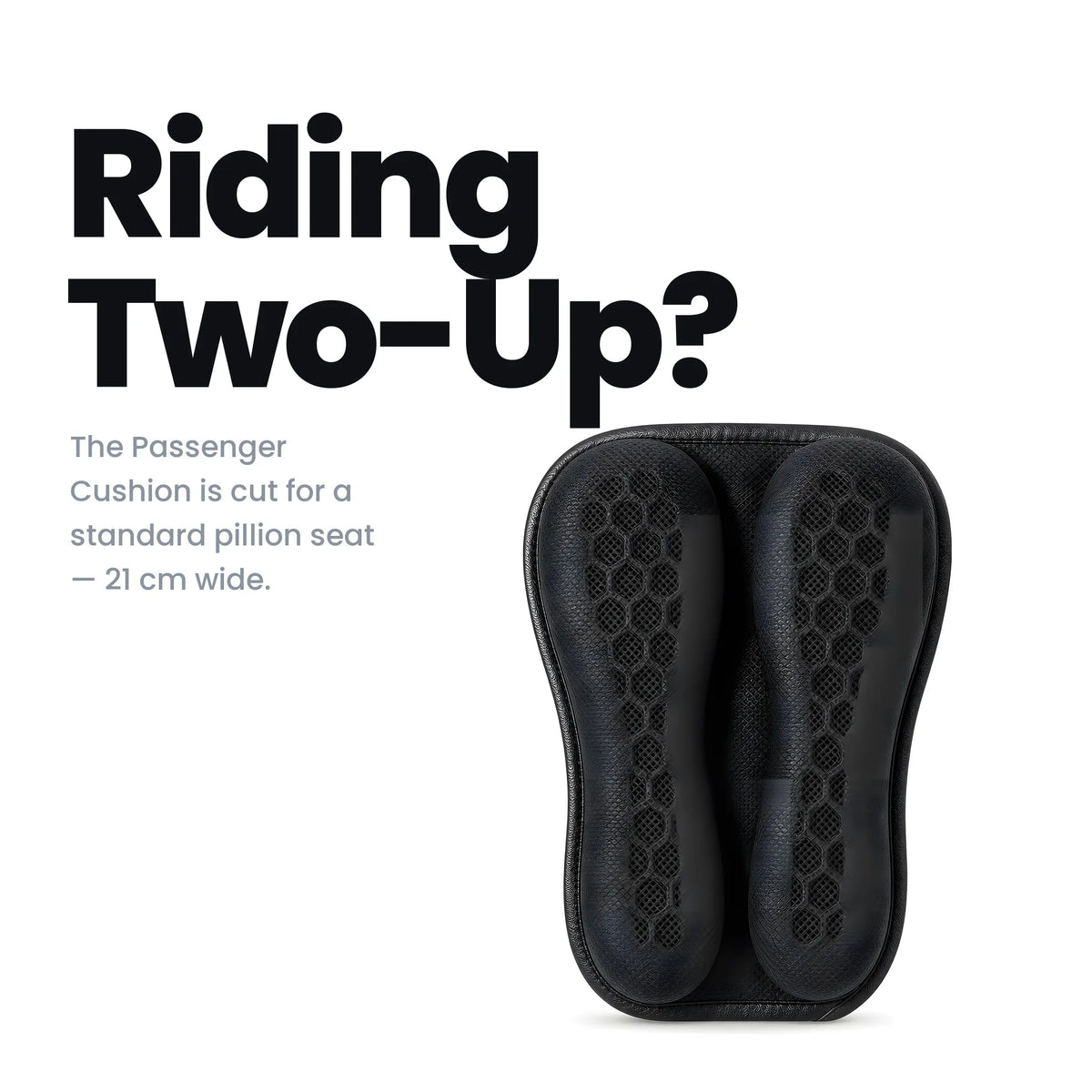 Brantworth gel rider cushion — Riding Two-Up?
